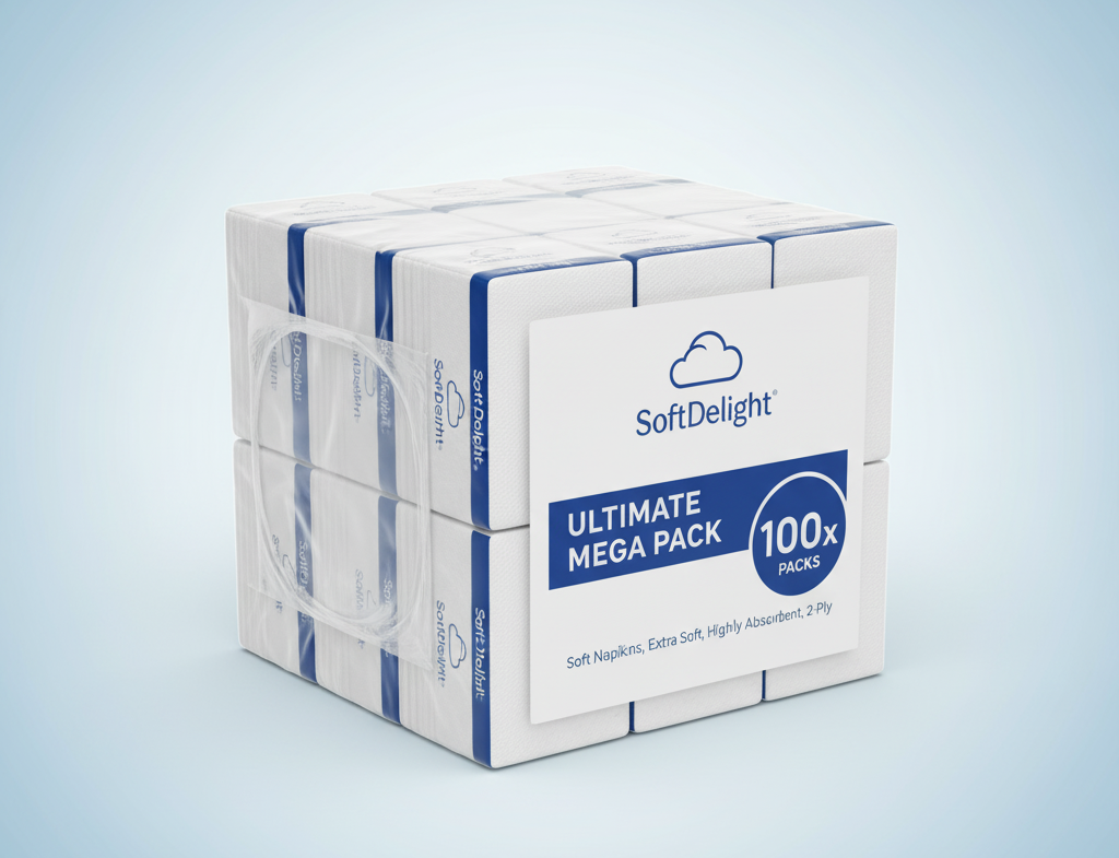 SoftDelight Paper Napkins - Set of 18 x 1 Pack